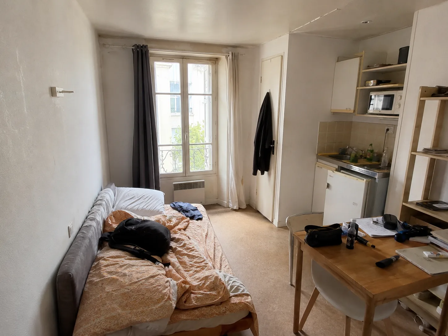 État des lieux avant le départ — Paris 18e, T1 30 m²